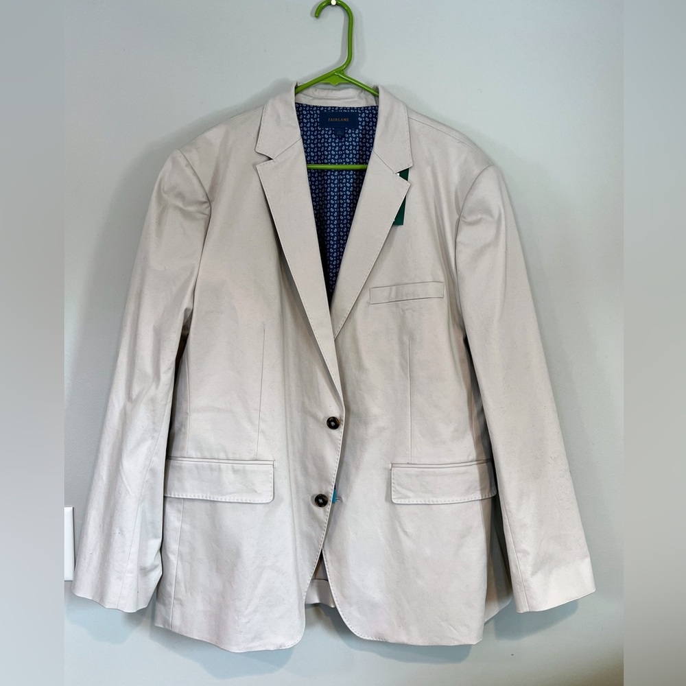 NWT XL Fairlane light grey blazer
